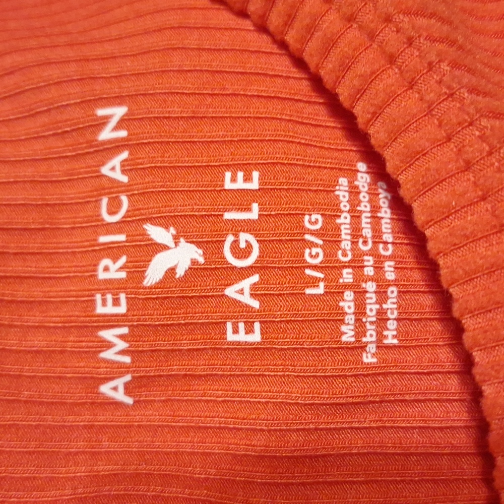 American Eagle Outfitters Women's Red Sleeveless Top - Picture 2 of 6